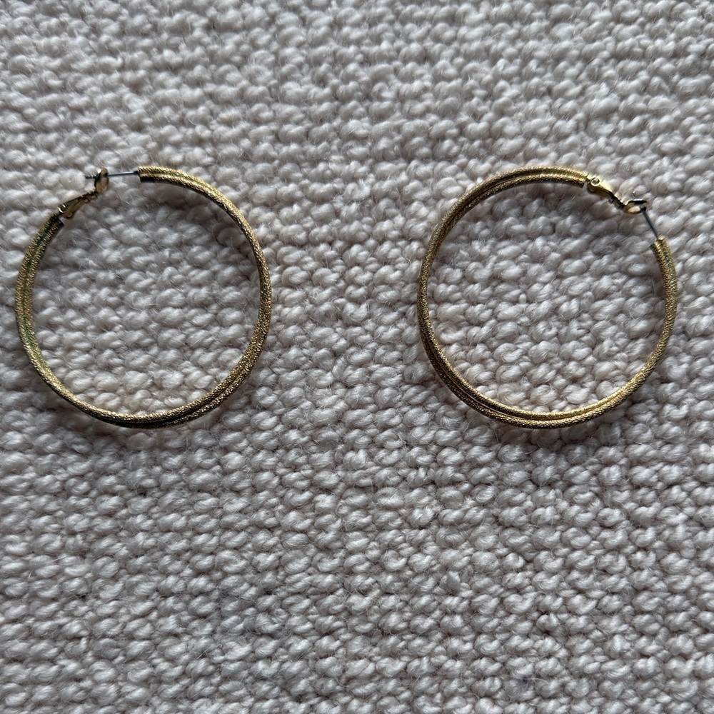 Elegant Gold Hoop Earrings